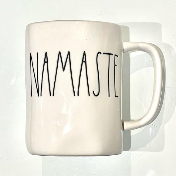 Rae Dunn "Namaste" Mug - White - Picture 2 of 4